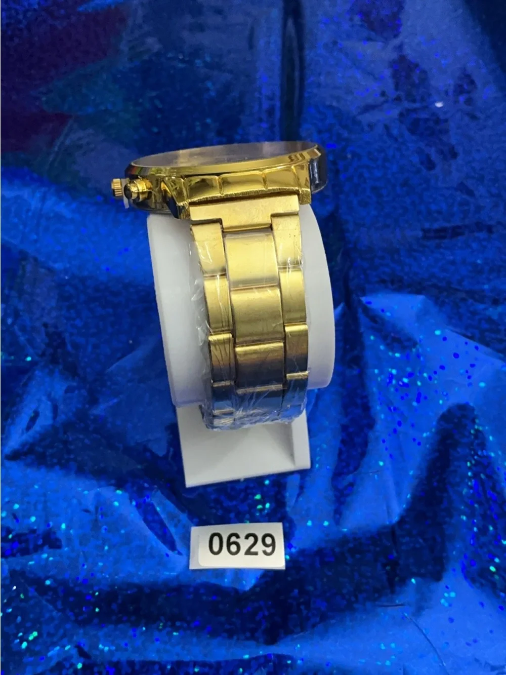 Gold-Tone Men’s Dress Watch - Gold Dial